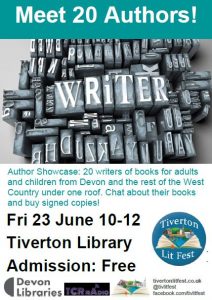 Tiverton Literary Festival: 22nd-25th June – Jenny Kane & Jennifer Ash